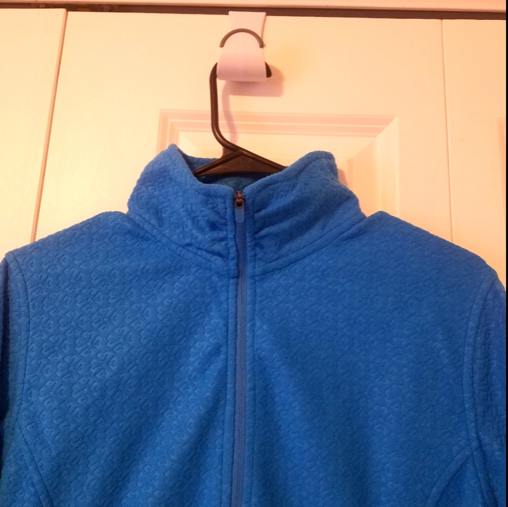 Lands End textured quarter zip